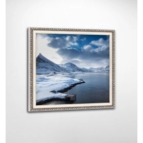 Панно в раме Зимний пейзаж FP-1132 JA02 (90 x 90)