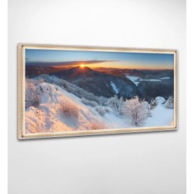 Панно в раме Зимний пейзаж FP-1139 JAS02 (120 x 65)