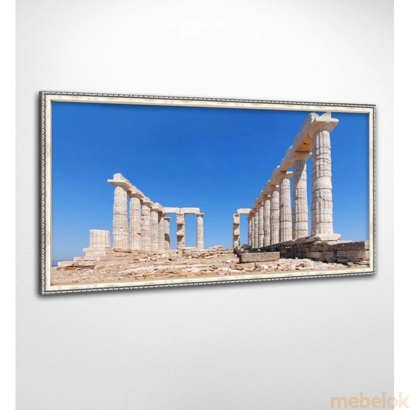 Панно в раме Храм Посейдона FP-1850 VI01 (120 x 65)