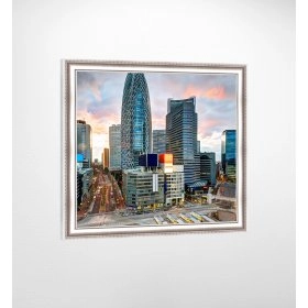 Панно в раме серия Города FP-401 KAM01 (90 x 90)
