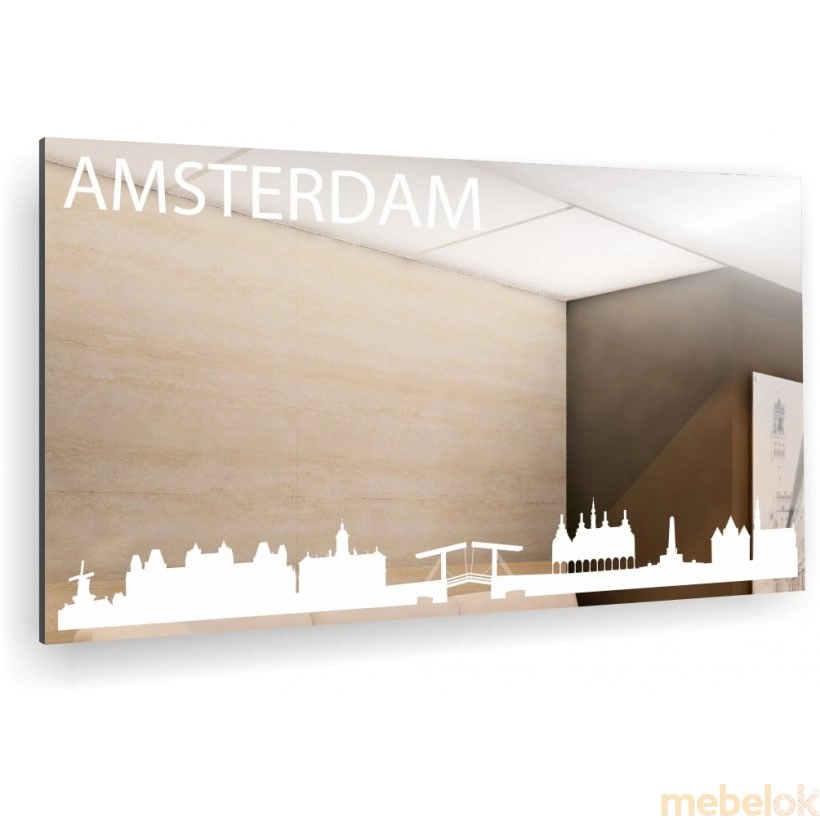 Зеркало Амстердам 100x50