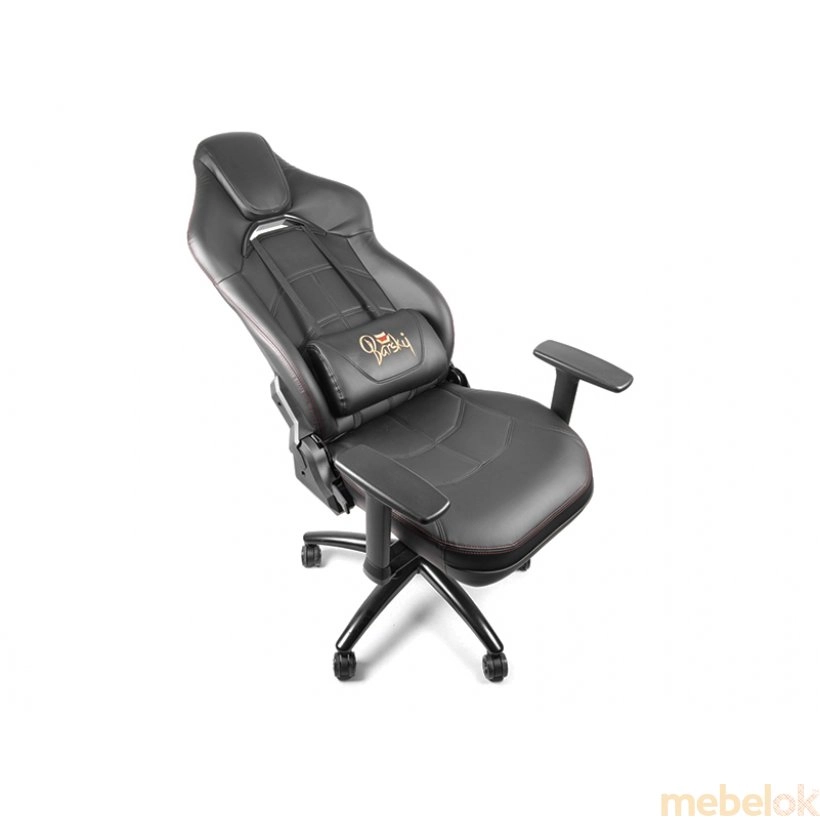 стул с видом в обстановке (Кресло геймерское Game Business Massage GBM-01)