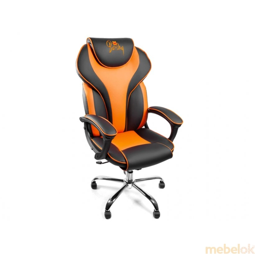 Кресло геймерское Sportdrive Orange Arm-pad Tilt Chrome BSDchr-05