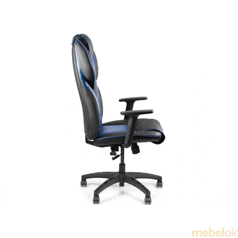 стілець з виглядом в обстановці (Кресло геймерское Sportdrive Blue Arm-1D Synchro PA-designe BSDsyn-02)