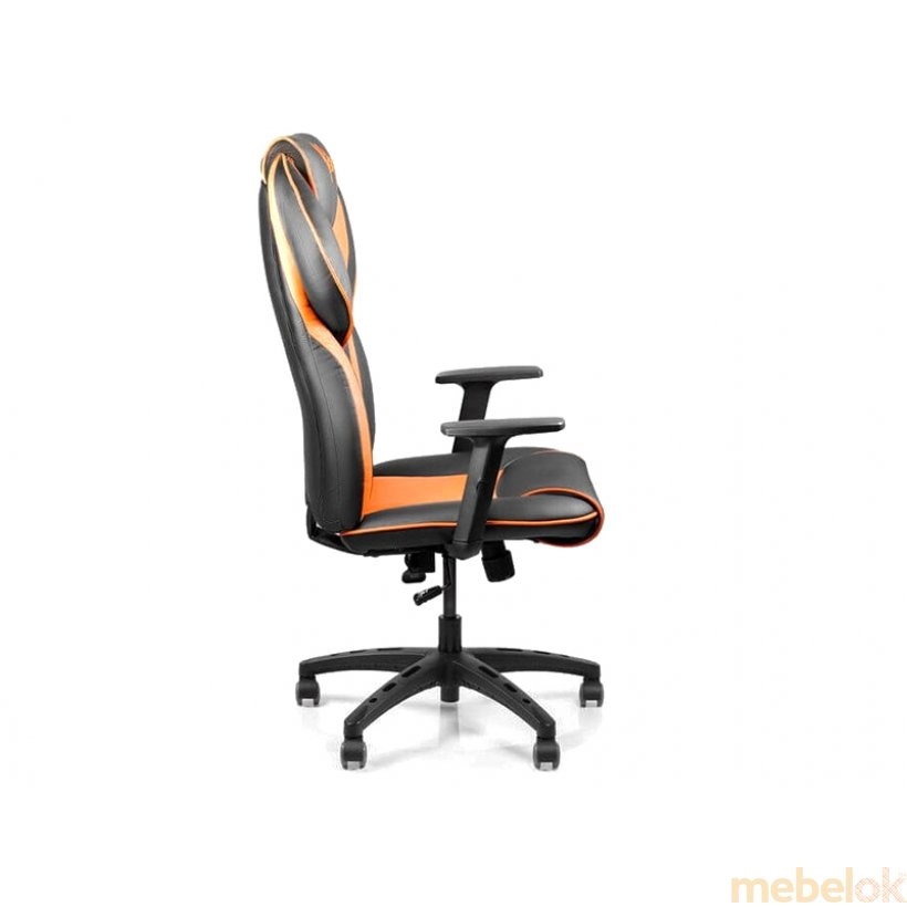 стул с видом в обстановке (Кресло геймерское Sportdrive Orange Arm-1D Synchro PA-designe BSDsyn-05)