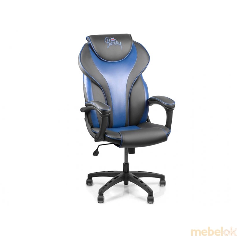 Кресло геймерское Sportdrive Blue Arm-pad Tilt PA-designe BSD-02