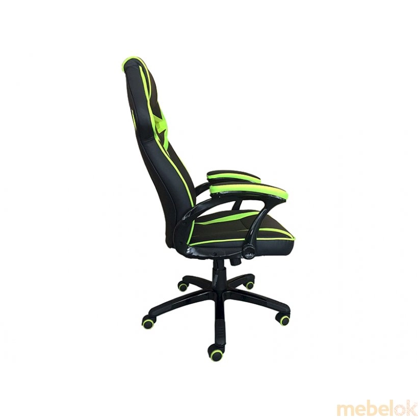 стілець з виглядом в обстановці (Кресло геймерское Sportdrive Game Green SD-05)