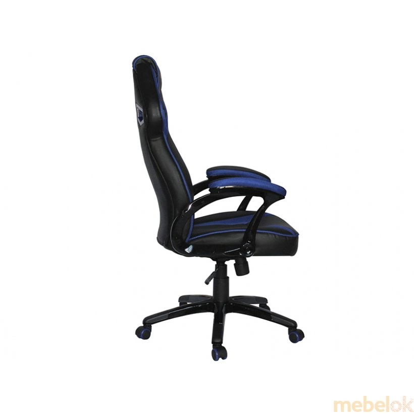 стул с видом в обстановке (Кресло геймерское Sportdrive Game Blue SD-06)