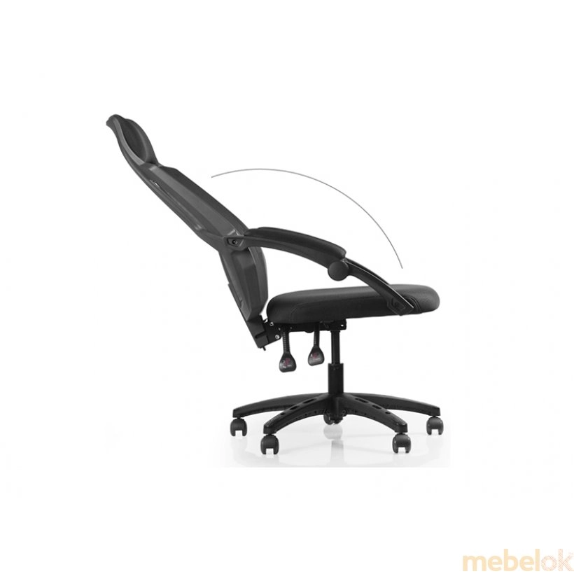 Кресло Color Black chrome CBchr-02 с другого ракурса