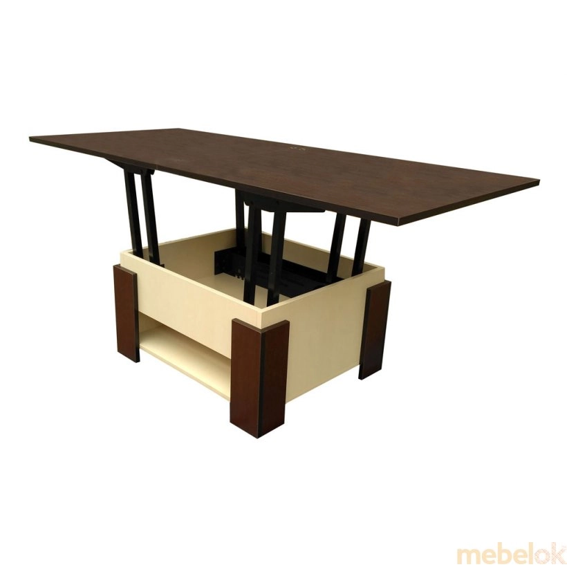 Стол трансформер раскладной Лямбда 43х80х75(75х160х70) от фабрики Brand mebel (Бренд мебель)