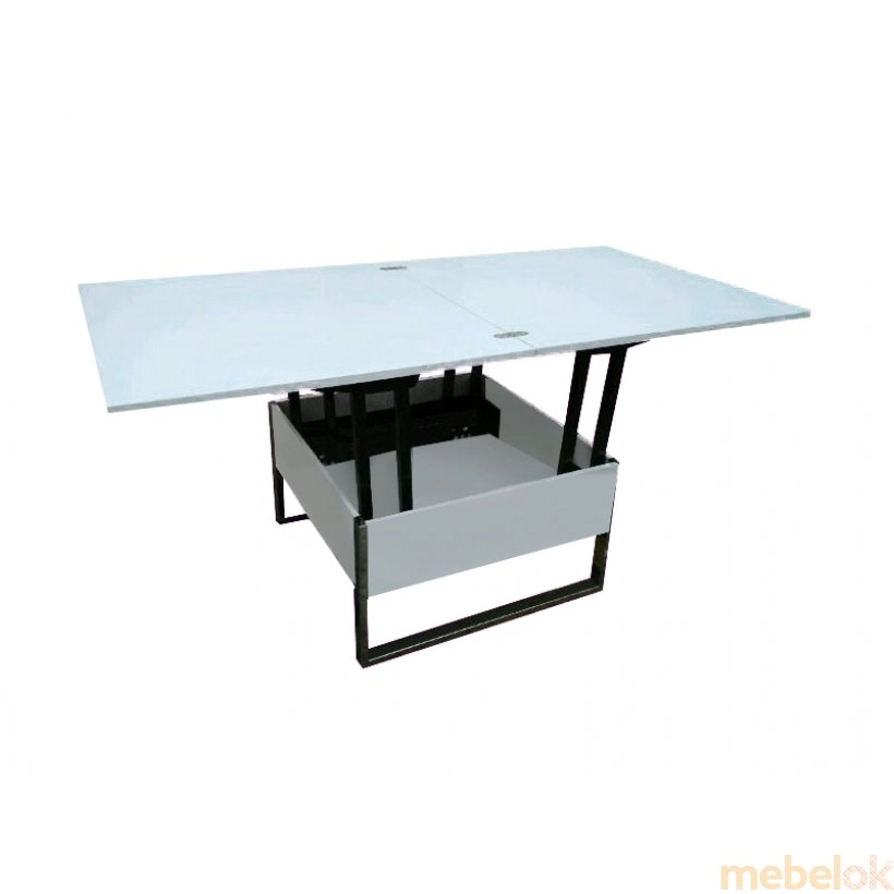 стол с видом в обстановке (Стол трансформер раскладной Омега 43х85х85(75х170х85))
