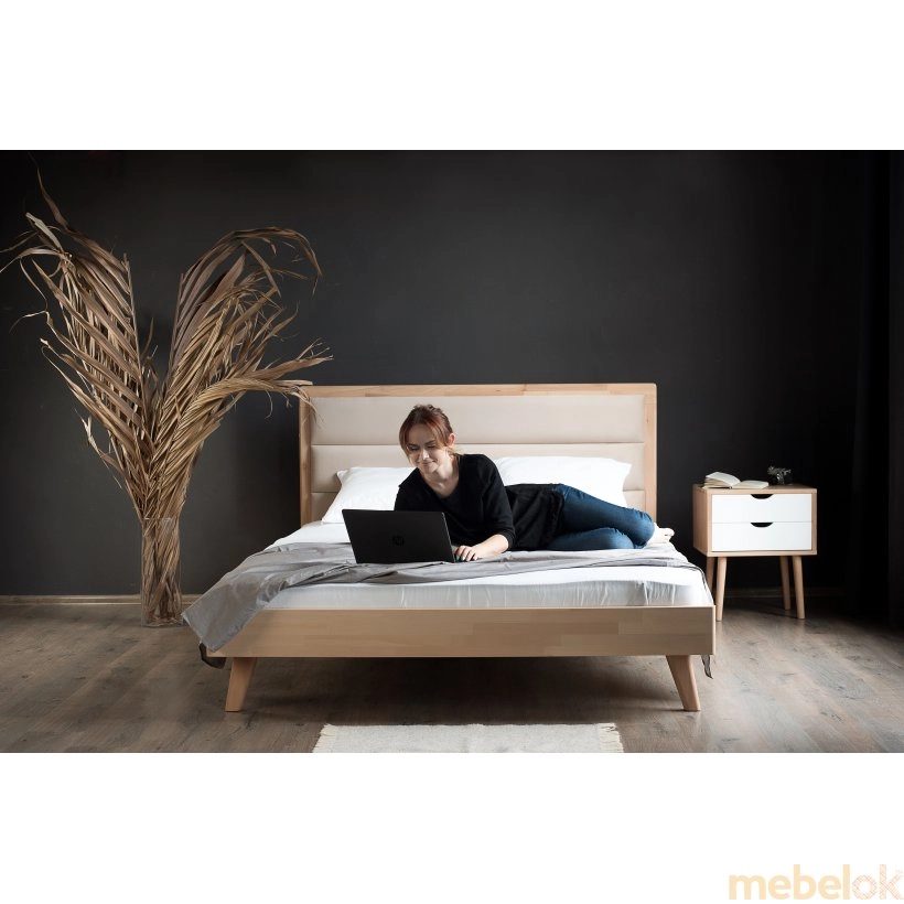 Кровать Моника с подъемным механизмом 180x200 бук