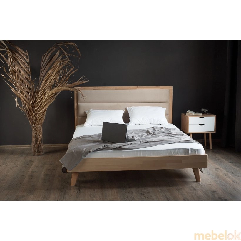 Ліжко Моніка з підйомним механізмом 180x200 бук