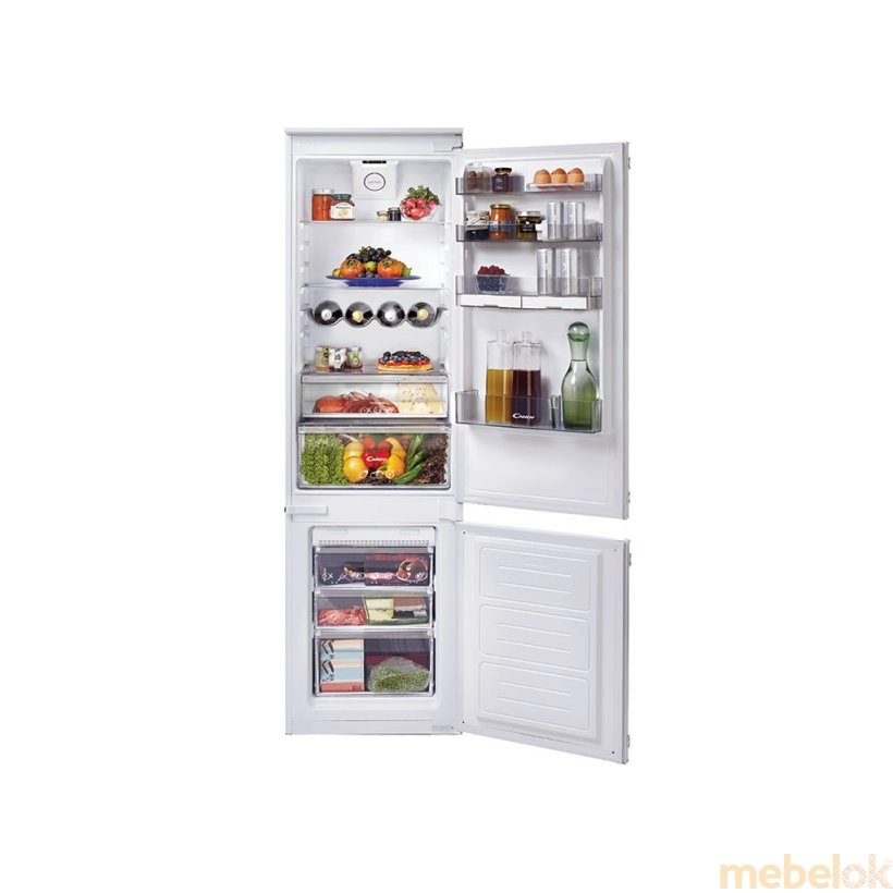Вбудований комбінований холодильник Candy CKBBF 182