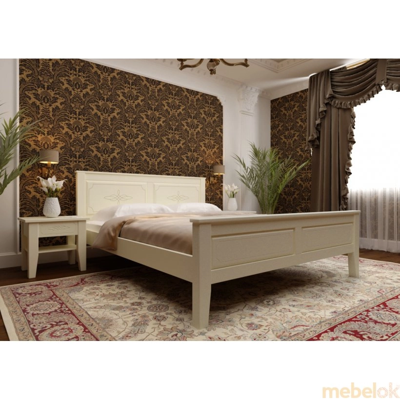 Кровать Майя 120х200 от фабрики Червоноградский Деревообрабатывающий Комбинат (CHDK)