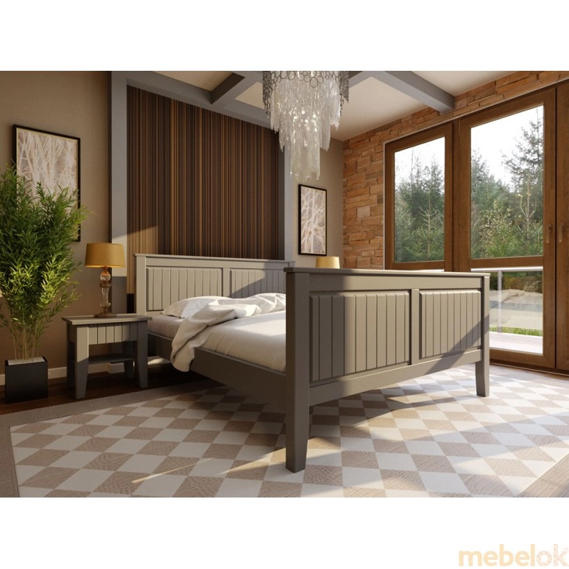 Кровать Глория высокое изножье 180х190 от фабрики Червоноградский Деревообрабатывающий Комбинат (CHDK)