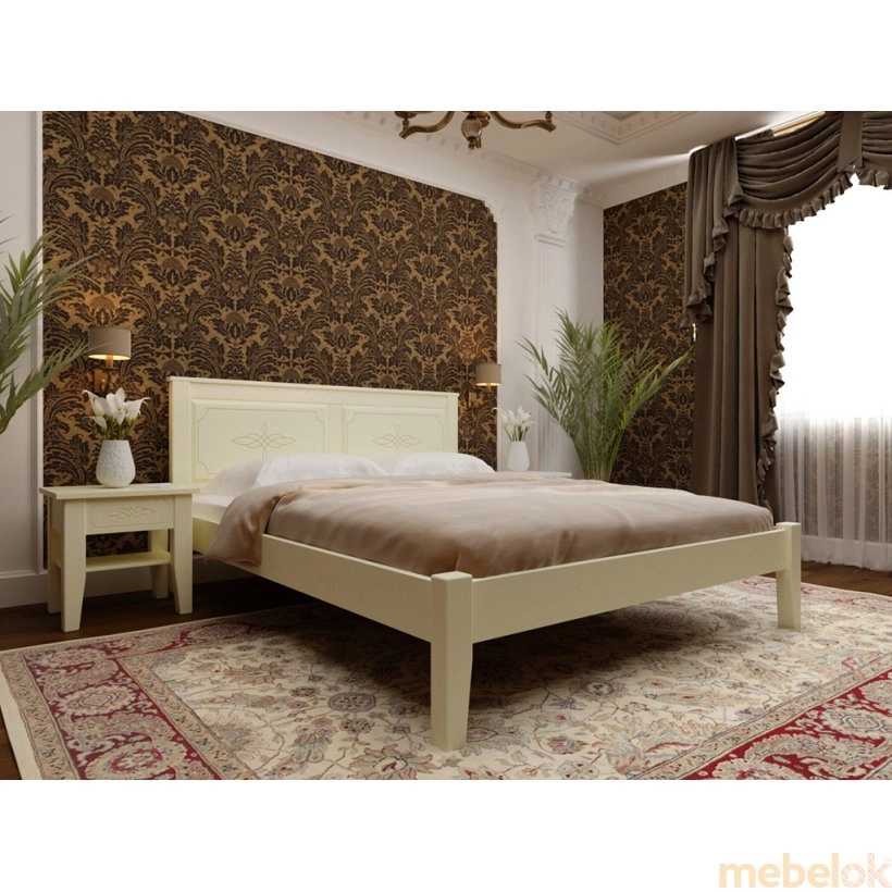 Кровать Майя 120х200 (Низкое изножья) от фабрики Червоноградский Деревообрабатывающий Комбинат (CHDK)