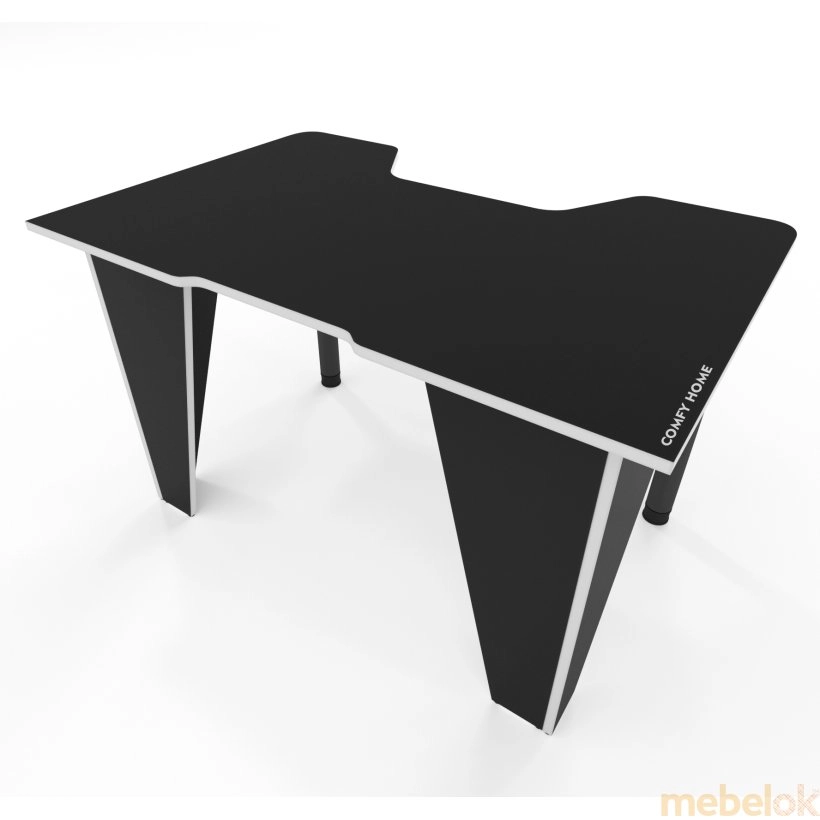 Геймерський стіл Frost чорно-білий від фабрики Comfy-home (Комфі-хоум)