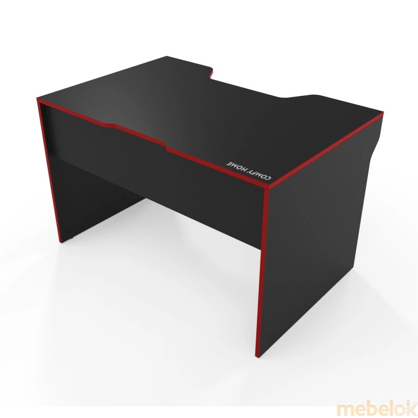 Геймерский стол Lyu Kan черный-красный от фабрики Comfy-home (Комфи-хоум)