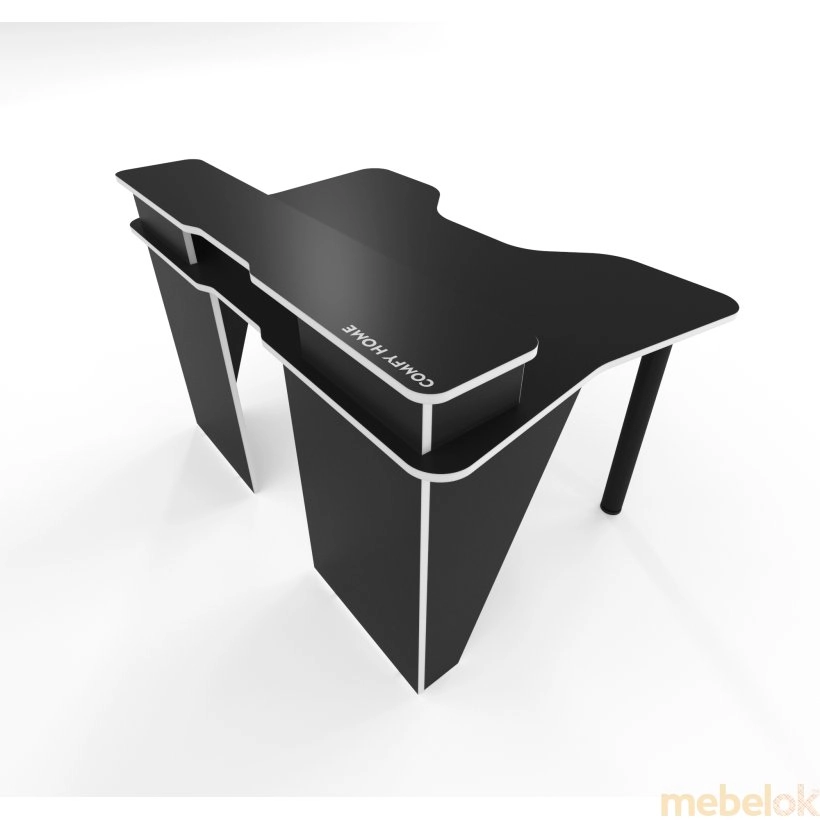 Геймерский стол Darrius черный-белый от фабрики Comfy-home (Комфи-хоум)