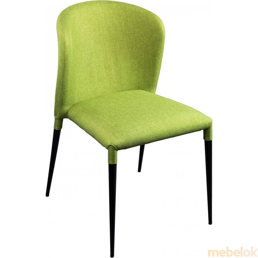 стілець з виглядом в обстановці (Стілець ARTHUR зелений)