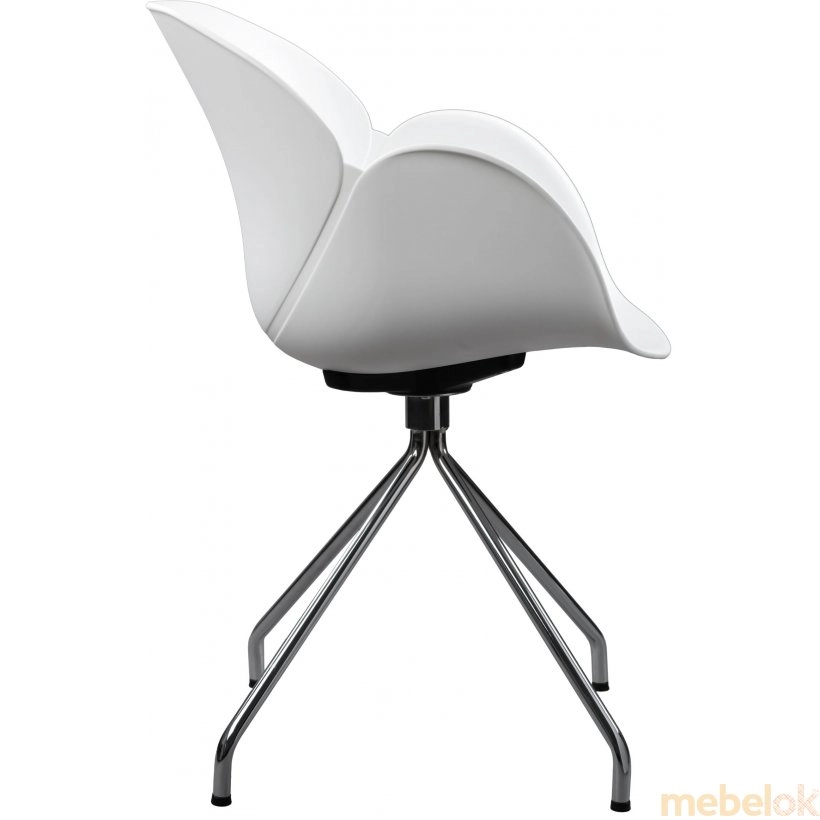 Кресло FLOWER хром белый от фабрики Concepto (Концепто)