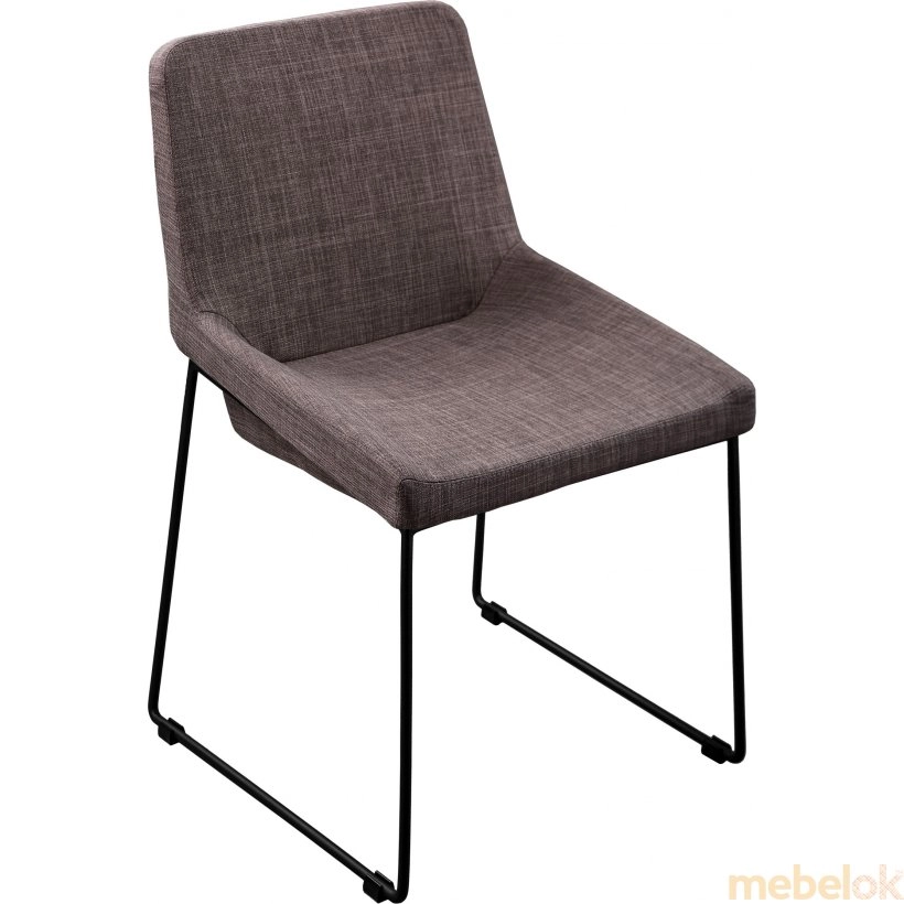 стул с видом в обстановке (Стул COMFY серый)