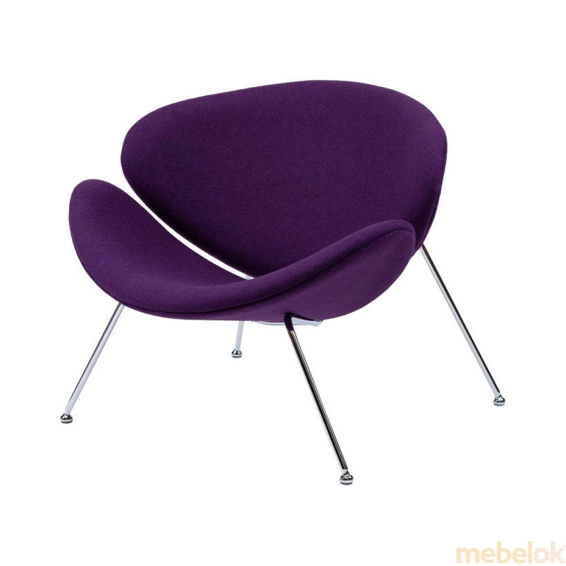 Кресло-лаунж Foster фиолетовое