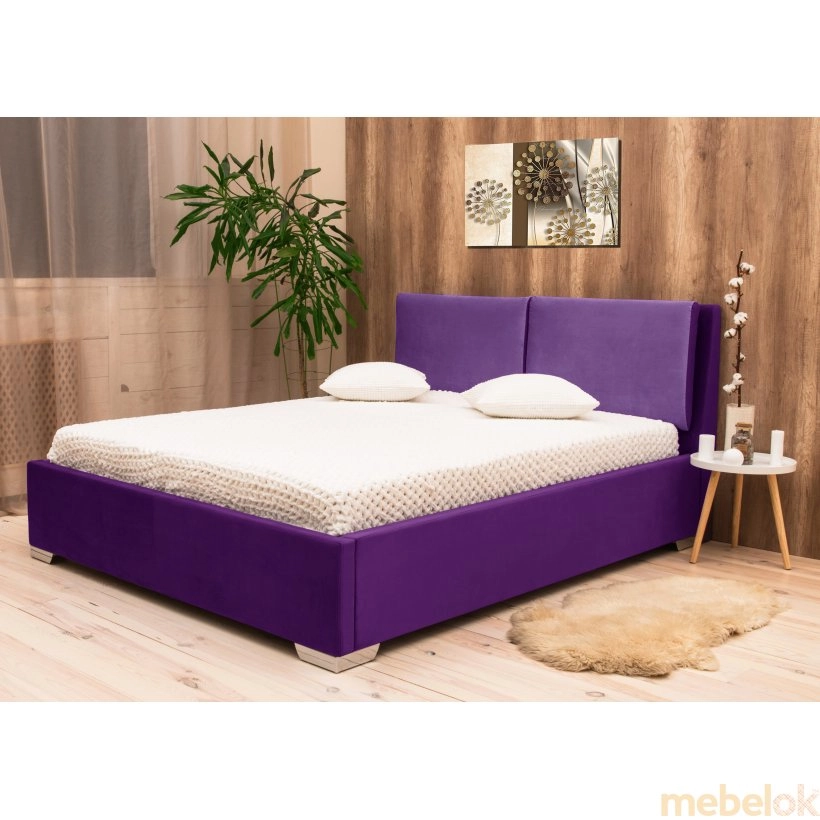 Двуспальная кровать Нели 180х190 с подъемным механизмом