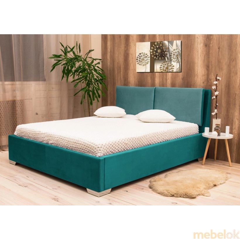 Двуспальная кровать Нели 200х200 с подъемным механизмом
