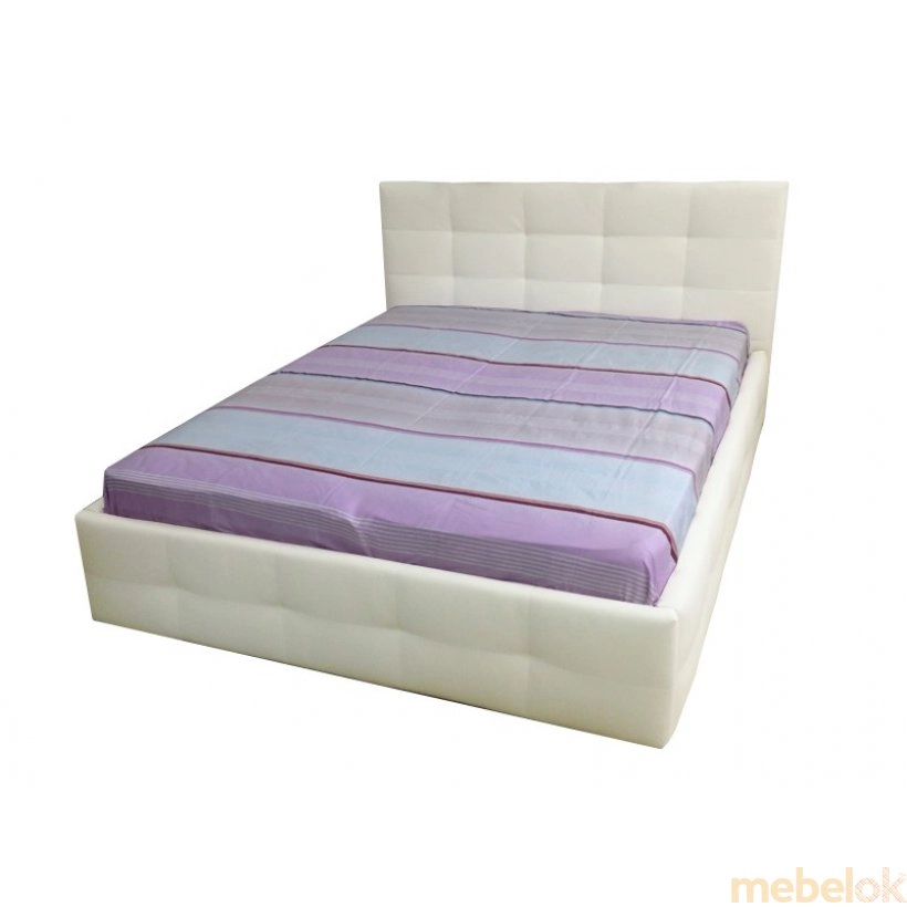 ліжко з виглядом в обстановці (Двуспальная кровать Релакс 200х200 з подъемным механизмом)