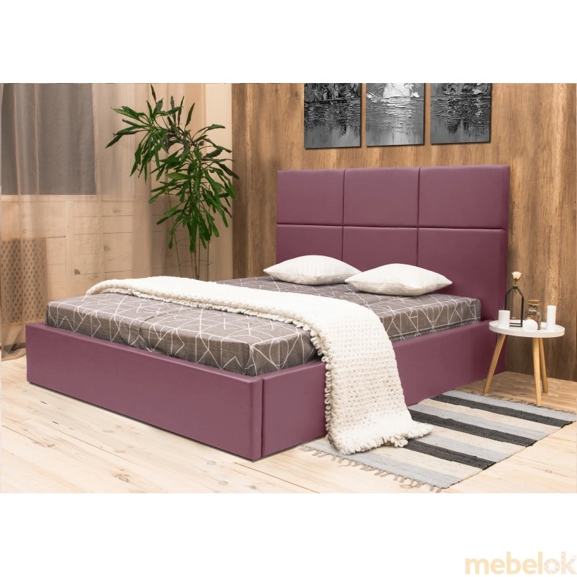 Двоспальне ліжко Софт 160х200 з підйомним механізмом з іншого ракурсу