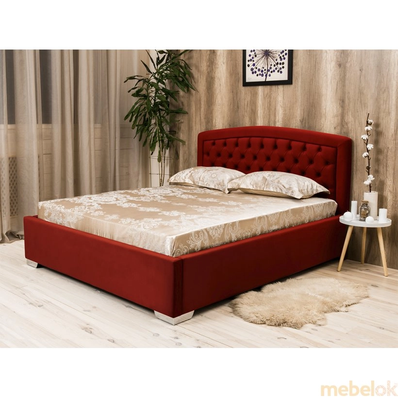 Двоспальне ліжко Гоа 200х190 з підйомним механізмом з іншого ракурсу