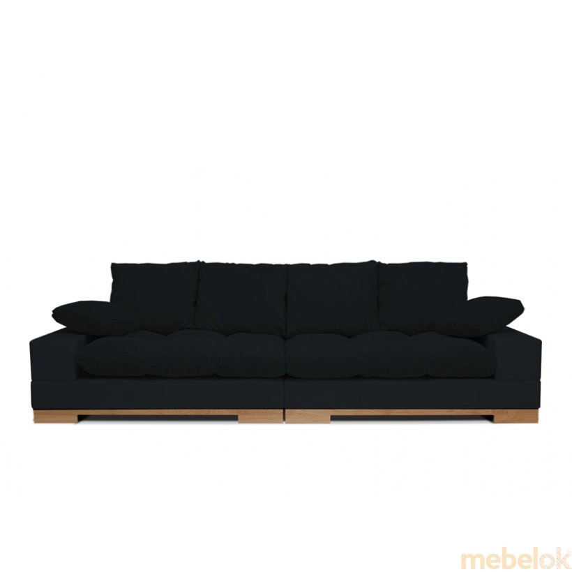 диван с видом в обстановке (Диван Нежное прикосновение 3 м)