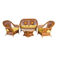 Комплект мебели Ацтека (софа + 2 кресла и столик)