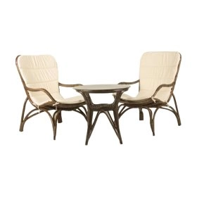 Комплект кофейный Дрим (столик + 2 кресла) коричневый