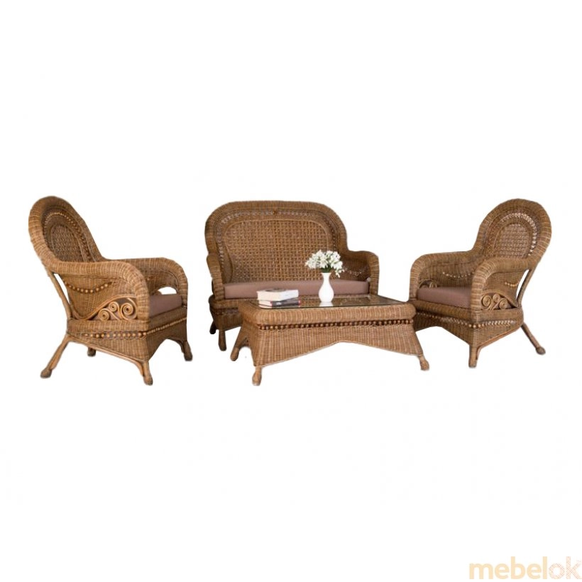 Комплект мебели Виктория (софа + 2 кресла и столик)