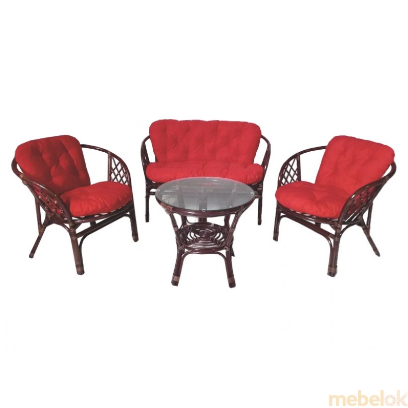 Комплект мебели Таврия Ред темно-коричневый