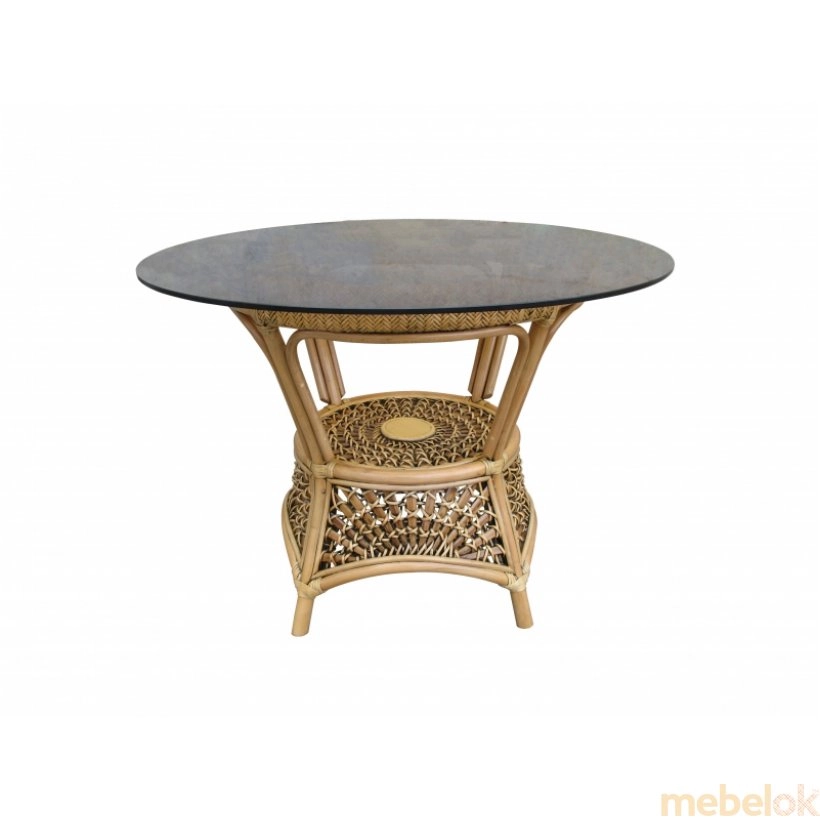 комплект стіл + стілець з виглядом в обстановці (Комплект Ацтека 4 персони)