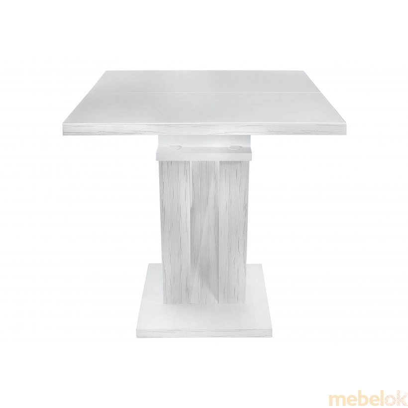 стіл з виглядом в обстановці (Стіл обідній розкладний DT 402 U сосна Біла)