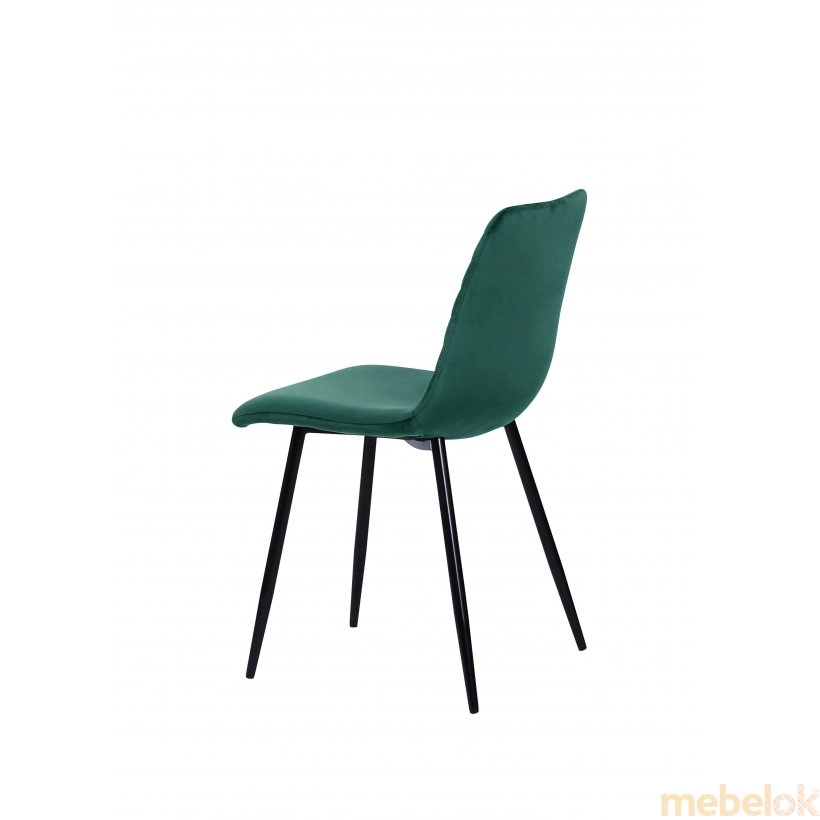стілець з виглядом в обстановці (Стілець UDC 9063 зелений смарагд)