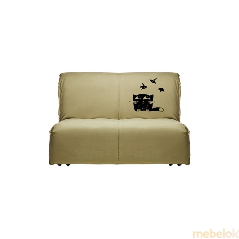 диван с видом в обстановке (Диван-кровать прямой FUSION A 150)