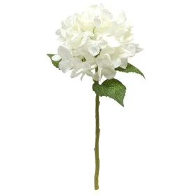 Искусственный цветок Гортензия 35 белый