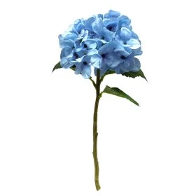 Штучна квітка Гортензія 35 темно-блакитна