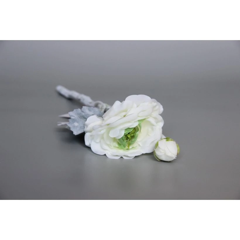 рослини з виглядом в обстановці (Штучна квітка Лютик 35 білий)