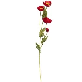 Искусственный цветок Мак 60 красный