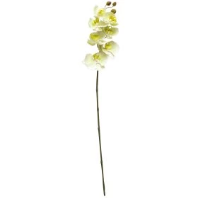 Искусственный цветок Орхидея 72 бело-зеленый