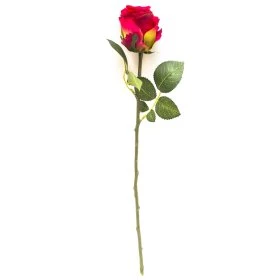 Искусственный цветок Роза 53 красный