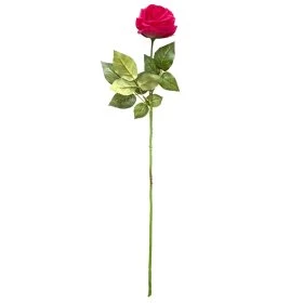 Штучна квітка Троянда 64 рожева
