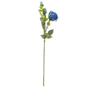 Искусственный цветок Роза 73 голубой